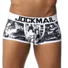 JOCKMAIL Male Panties Breathable Boxers Cotton Sexy Men Underwear Underpants Printed boxershorts JM447