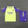 2024 Ensembles de survêtements de football Real Madrid Survêtement Set 23 2425 Short à manches courtes Kit de football pour hommes et enfants Chandal Futbol Survetement Costume d'entraînement Maillot de football