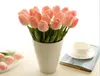 PU Tulip display flower real touch nonpolluting PU Tulip Artificial Flowers Simulation Wedding or Home Decorative Flower shi1840086