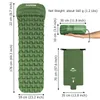 Air Mat Ultralight Portable Inflatable Mattress Backpacking Waterproof Folding Bed Travel Camping Mat with Pillow240227