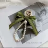 Keychains Lanyards Designer Luxury female ring Pearl green GGG couple gift nice 240303