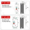 Controlli Dc12v 24v 48v 60v 110v Interruttore automatico 100a 200a 300a 400a 600a Protezione batteria Btipo Mccb Pv Alimentazione per auto Cortocircuito interrotto