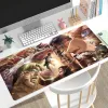 Pad Shingeki No Kyojin Attack on Titan Anime Gaming XL HD Nuovo Computer Mousepad XXL Tappetini da scrivania Tappeto Morbido Tappetini per mouse antiscivolo