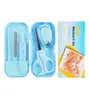 Set manicure neonato Tagliaunghie per bambini Set tagliaunghie per ragazze in acciaio inossidabile Set 4 pezzi Tagliaunghie per manicure Trim C9150525