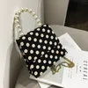 Pearl Tote Bag Fashion Högkvalitativ Woolen Womens Designer Handväskekedja axel Messenger Purses 240223
