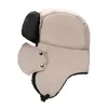 Bérets hiver polaire bombardier chapeaux épais chaud oreillette casquette de ski mâle femme extérieur coupe-vent masque thermique Lei Feng chapeau multifonction