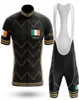 Set da corsa Uomo039s IRLANDA Maglie da ciclismo Tuta manica corta Uniforme Abbigliamento da bicicletta nero Abbigliamento Ropa Ciclismo Maillog4636329