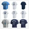 Personalizado Tampa Homens Mulheres Juventude Bay Rays 39 Kevin Kiermaier 18 Shane McClanahan 56 Randy Arozarena 68 Jalen Beeks 38 Colin Poche 5 Wander Franco Baseball Jerseys