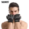 Lyft Aolikes 1Pair Gym handskar Body Building Sports Fitness Dubbell Workout Breattable Gloves For CrossFit Weight Lifting Training
