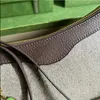 2024 Sac de designer Ophidia Petit sac à main Fraise Sac à bras Crescent Moon 735132 Femmes Hobo Sacs à bandoulière Bandoulière réglable Sangle de chaîne