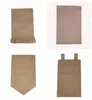 Dekoracje ogrodowe DIY Burlap Flag Flag Jute Ruffles Yard Wiszące flagi Przenośne puste sztandar Easter Busket 4 Wzory Wll18636739769