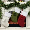 Christmas Decorations 10pcs/lot Customers Often Bought With Similar Items Stockings 16 Inch Large Size Knitted Xmas Stocking