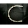 Custom Vvs Moissanite Big Hip Hop Mens Rapper Chain Pendant Necklace Set Double Row Cuban Link Chain 15mm 18mm 19mm 20mm 30mm