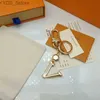 Keychains Lanyards Letter Luxury Desginers 액세서리 및 선물 240303