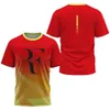 Zomer Sneldrogende Sport T-shirts Outdoor Fitness Trainingspakken Heren T-shirts Badminton Tafeltennis Korte Mouw Training Kleding 240220