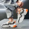 heren loopschoenen mesh sneaker ademend outdoor klassiek zwart wit zacht jogging wandelen tennisschoen calzado GAI 0056