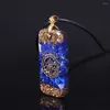 Pendant Necklaces Orgone Energy Lapis Lazuli Natural Stones Necklace Reiki Crystal Healing Jewelry For Women