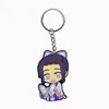 Anime around Demon Slayer PVC soft keychain Kamado Nezuko Kamado Tanjirou pendant jewelry spot DHL