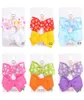 Baby Hair Clips Barrettes Kids Floral Barrette Toddler Cotton Hairpins Clippers Girls Solid Headwear Accessories for Children 2PCS6306529