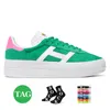 Bold Designer Femme Casual Chaussures Épaisses Semelles Rose Glow Gum Veet Femmes Formateurs Og Vegan Crème Collegiate Vert Dhgate Jogging Marche Sport Baskets