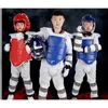 Taekwondo femdelar set taekwondo skyddsutrustning hjälm rustning kickboxning boxningshandske taekwondo utrustning huvudskydd 240226