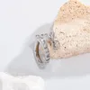 Articolo di moda S925 argento Anello cinese-chic con diamante mozang tridimensionale drago Anello aperto hip hop stile nazionale cinese per uomo e donna