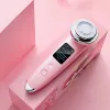 Analizzatore Massaggiatore facciale elettrico Ion Led Beauty Face Massager Vibrazione sonica Rimozione delle rughe Dispositivo di lifting facciale caldo e freddo Cura della pelle