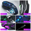 Mice New ESports Charging Wireless Mouse Mute Office Gaming Laptop With Lights Creative Mouse Computer Accessories