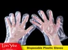100PCSBAG PEポリエチレン使い捨て透明手袋食品グレードのプラスチック手袋
