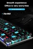 GK410 104 touches panneau métallique clavier mécanique RGB vert clair axe de thé noir esports clavier d'ordinateur de jeu sans impact complet 240229