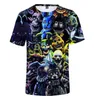 Cartoon Vijf Nachten Op Freddy039s 3D Bedrukte T-shirt Vrouwen Mannen Zomer Mode Oneck Korte Mouw Grappige Grafische Tees FNAF Cloth6088758