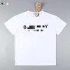 New European and American fashion brand BB short sleeve casual loose men's and women's round neck pure cotton T-shirt