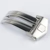 16 18 20 mm horlogeband gesp Implementatiesluiting Zilver Hoogwaardig roestvrij staal cadeau tag246q