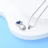 Pendant Necklaces Infinity Cremation Jewelry For Ashes Human/Pet Heart Memorial Urn Necklace Stainless Steel Keepsake