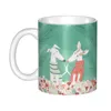 Kubki Custom Gustav Klimt Greyhound Dog Art Mug DIY Whippet Sihthound Ceramic Tea Milk Coffee Cup