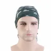 Basker kvinnor män kamouflage du rag huvud wrap biker camo bandana slips pirat cap hatt durag