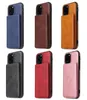 لحالات الهاتف الخلوي iPhone 14 13 12 x Pro Max Plus Samsung S22 S21 S20 Ultra Flip Leather Case Musnetic Multi Card Flip CO1692644