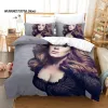 セット新しいAdele Adkins Bedding Set Single Twin Full Queen KingサイズベッドセットAldult Kid Bedroom DuvetCoverセット3Dプリントベッドシートセット