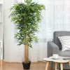 Dekoracyjne kwiaty Piękna fałszywa roślina przyciągająca wzrok fantastyczna symulacja wystroju Bambus Łatwy w utrzymaniu plastikowy sztuczny na wesele 2024303