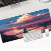 Pads 900x400mm XXL Moon landscape Large Mouse pad Sunset Night PC Computer Mat 80X30cm XL Lockedge Computer Mouse Pad Keyboards Mat