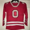 Maillots de hockey personnalisés Ohio State Buckeyes n'importe quel nom n'importe quel nombre hommes femmes jeunes Logan Terness Nathan McBrayer Mason Klee Brent Johnson tous cousus