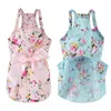 Dog Apparel Pet Clothes Attractive Non-Irritation Charming Medium Cat Floral Dress Summer Clothing Easy-wearing