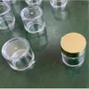 10 ml/pot 20/50/100 stuks gouden deksel transparante lege flessen make-up reiscontainers cosmetisch plastic voor acrylpoeder glitter 240229