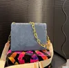 Denim çapraz gövde kuzusun pm mm tasarımcı çanta çantası hobo çanta debriyaj akşam baget kova totes çantası çapraz çanta pochette Accessoires Trunk