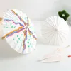 Umbrellas Chinese Vintage DIY Paper Umbrella Po Parasol Dance Props Oil Umbrell Dancing For Women Girl