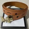 Boucle de mode de créateur Ceinture en cuir véritable Largeur 33mm 16 styles Crios de haute qualité avec boîte Designer Hommes Femmes Ceintures pour hommes +++++