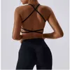 Lu Align Bras Sexy Outfit Cross Cross Gym Training Running Yoga Bra Stretch Women Sports Fitness Workout Tank Top Jogger Gry Lu-08 2024