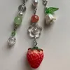 Keychains Strawberry Key Chain Y2k Handmade