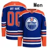 Personalizado de alta qualidade Edmonton Homens Mulheres Juventude Oilers Hóquei Jerseys 55 Dylan Holloway 18 Zach Hyman 91 Evander Kane 13 Jesse Puljujarvi 56 Kailer Y
