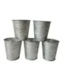 Jardinières galvanisées d7xh7 cm, petits pots de pépinière argentés, Mini Pots de plantes succulentes, boîtes en fer blanc, Pots de fleurs SF0481661799